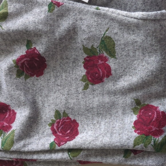 Self Esteem Girls Matching Set Size Medium Rose Zip Up Sweatshirt & Flare Pants - Picture 16 of 16